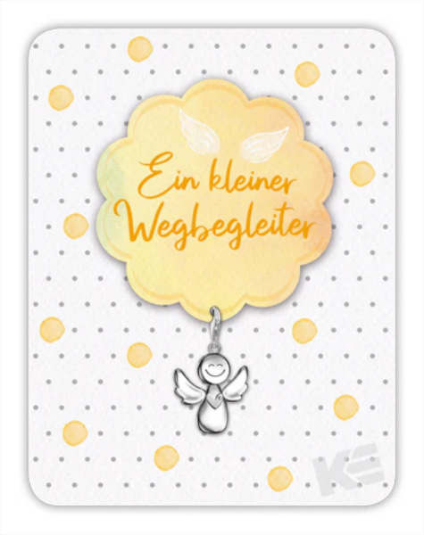 Kärtchen mit Anhänger - Ein kleiner Wegbegleiter
