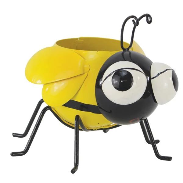 Pflanztopf Biene, metall
