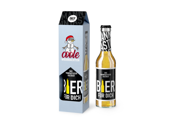 Bier für Dich Man X-mas " Coole Weihnachten", 0,33 l