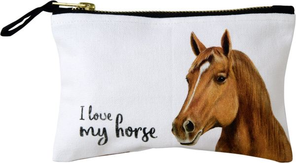 Reißverschlußtasche / Kosmetik "Farm Horse"