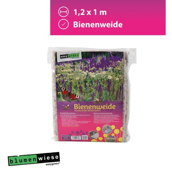 Saatgut-Vlies "Bienenweide" - 1,2m² - Blühmischung