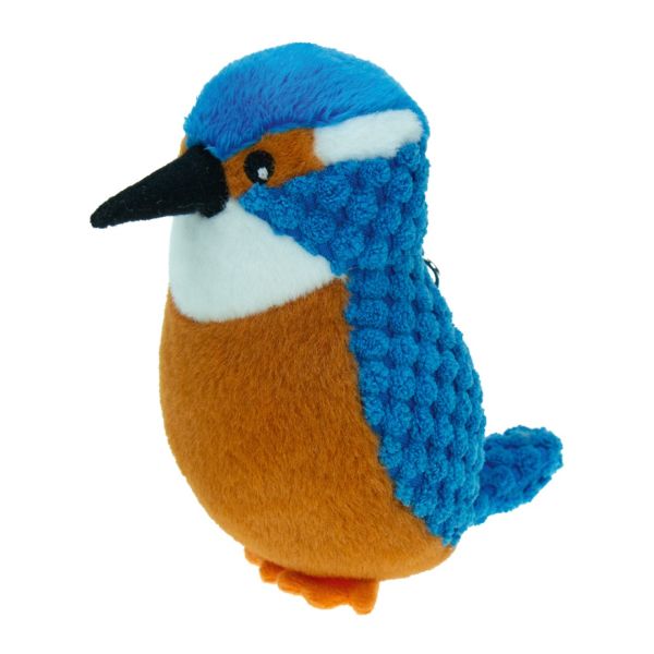 Plüsch Eisvogel gehäkelt 12 cm