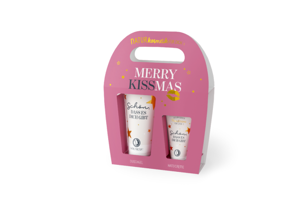 Naturkosmetikset Weihnachten "Kiss" - Duschgel & Handcreme