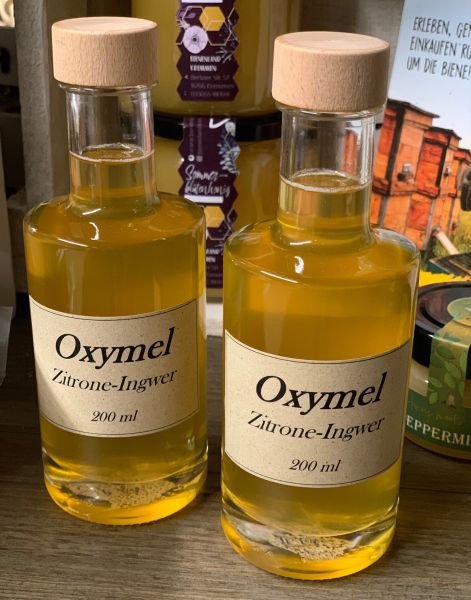 Oxymel – Zitrone-Ingwer, 200 ml