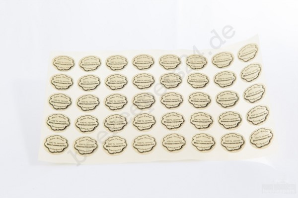 Gold-Etikett rund, Ø 19 mm