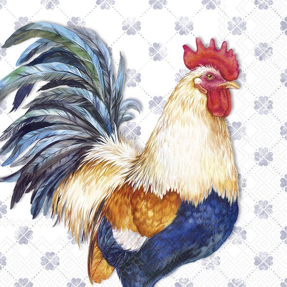 Servietten "Albert-Rooster" 20 Stück