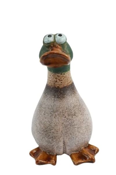 Zaunstecker Ente, Keramik