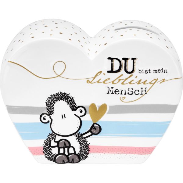 Spardose 3D Motiv "DU bist mein Lieblings Mensch"