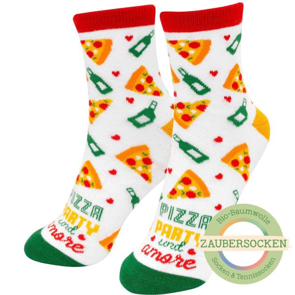 Zaubersocken "Pizza Party " Gr. 41-46