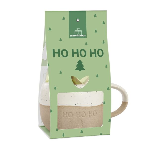 Geschenkset "Ho Ho Ho" mit Tasse und Marshmallows