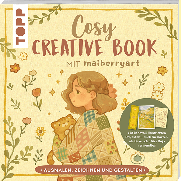 Cosy Creative Book, ausmalen,zeichnen und gestalten