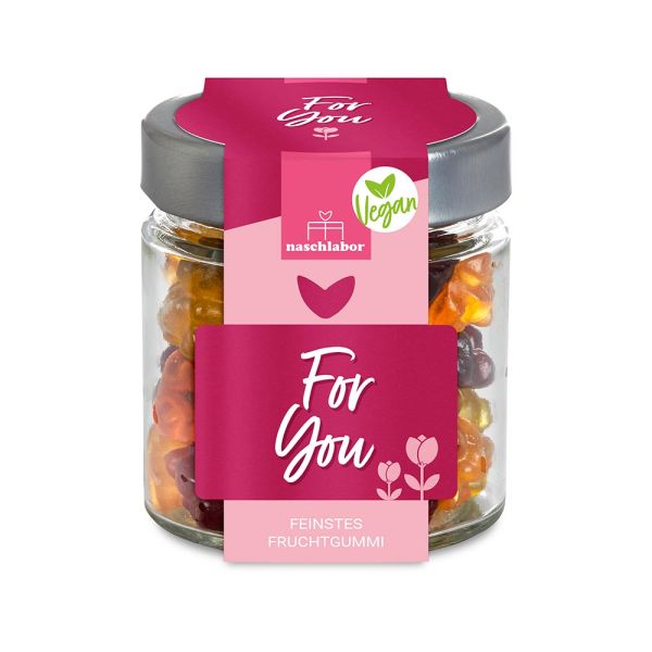 Fruchtgummis im Glas - Vegan For You, 120 g