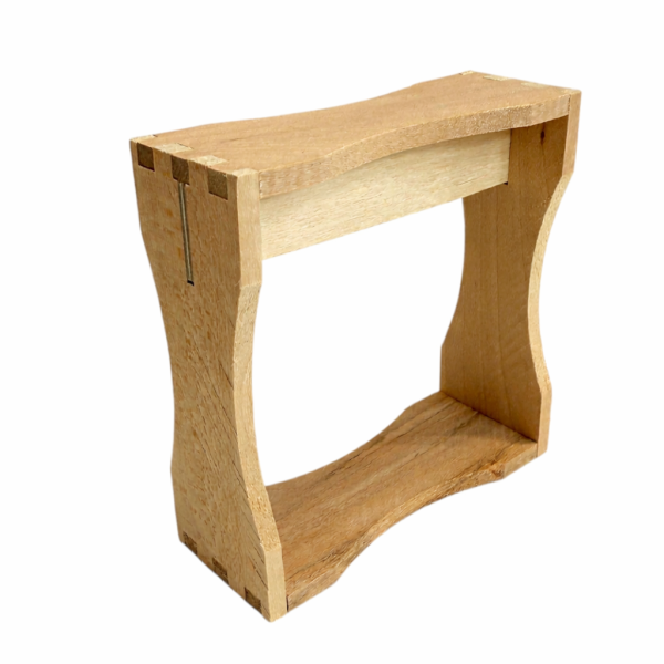 100 Stück Holzrähmchen für Wabenhonig 10 x 10 cm cm, fertig gebaut mit Holzanfangstreifen