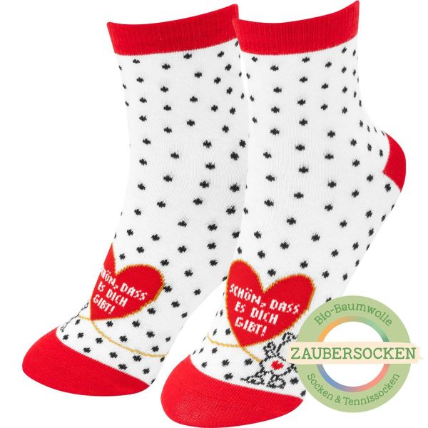 Zaubersocken "Schön das es Dich gibt!" Gr. 36-40