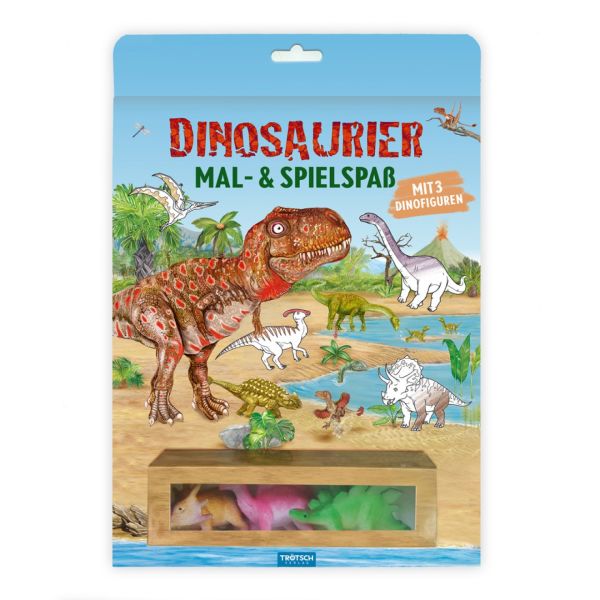 Malbuch " Dino " + Figuren S1