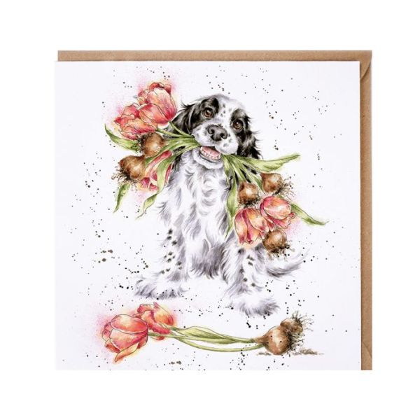 Wrendale Klappkarte "Blooming with love"