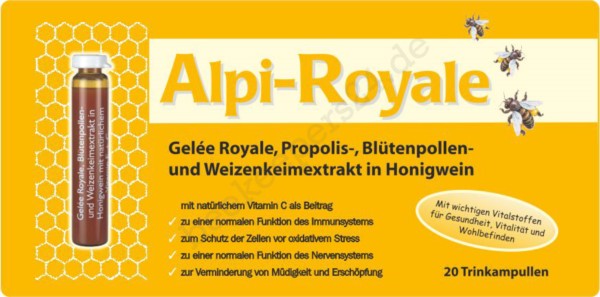 Alpi-Royale, 20 Trinkampullen à 10 ml (200 ml)