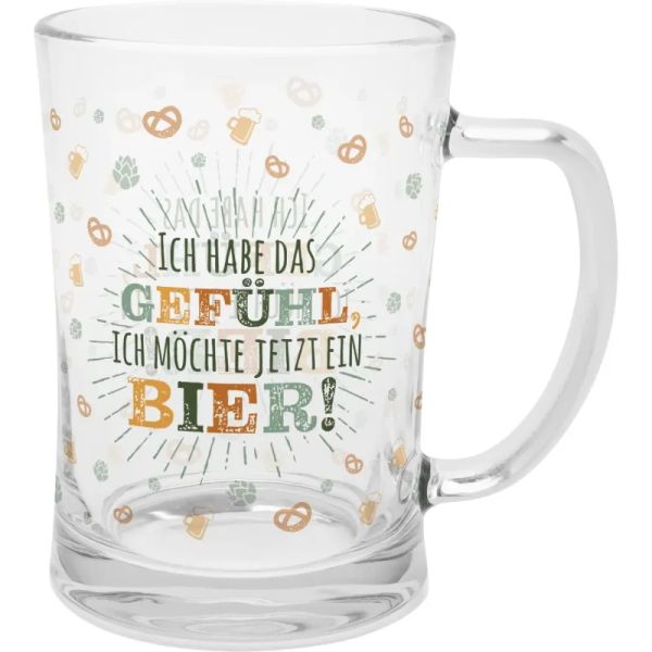 Bierglas " ..habe das gefühl ich möchte jetzt ein Bier !