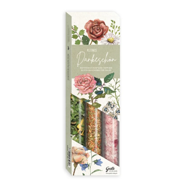 Gewürzset "Rosengarten" Dankeschön