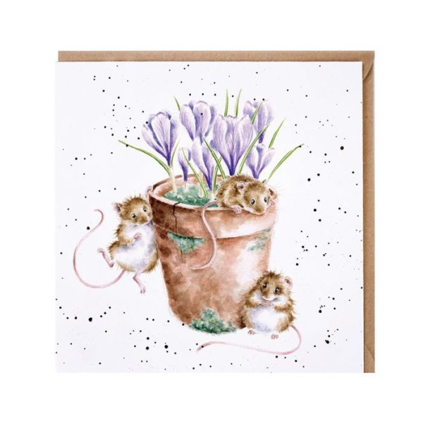 Wrendale Klappkarte "Garden Friends"