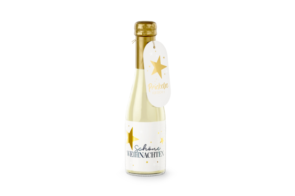 Sekt Prickeln für Dich Weihnachten "Stern". 0,2 l