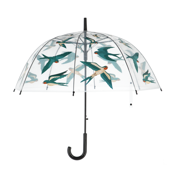 Regenschirm Rauchschwalben, transparent