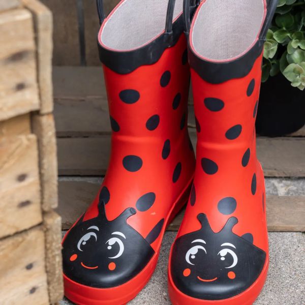 Kinder-Gummistiefel, Marienkäfer