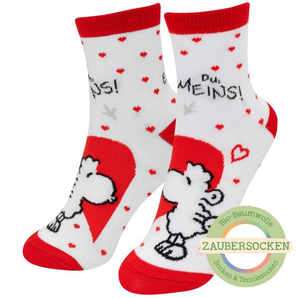 Zaubersocken "Ich Deins! Du Meins! Wir EINS!" Gr..36-40