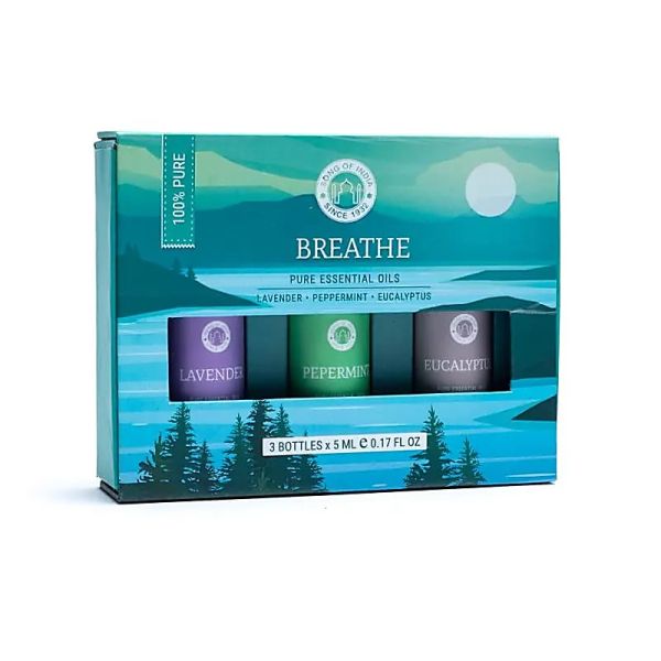 Breathe Aromatherapie Ätherisches Öl Set