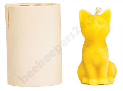 Kerzen-Gießform Katze 8,5 x 5,5 cm