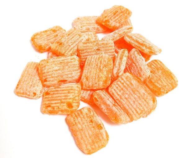 Edel Curcuma-Orange-Plättchen, Tüte mit 200 g