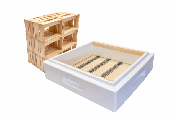 Starter-Set Honigraum für Wabenhonig Segeberger Beute inkl. 40 Rähmchen