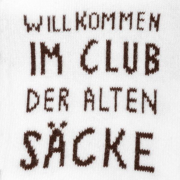 Zaubersocken Herrlich Böse »Willkommen im Club der alten Säcke !« Gr. 41-46