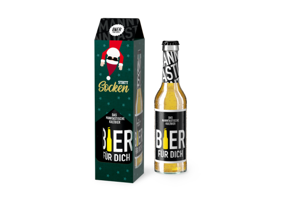 Bier für Dich Man X-mas " Statt Socken ", 0,33 l