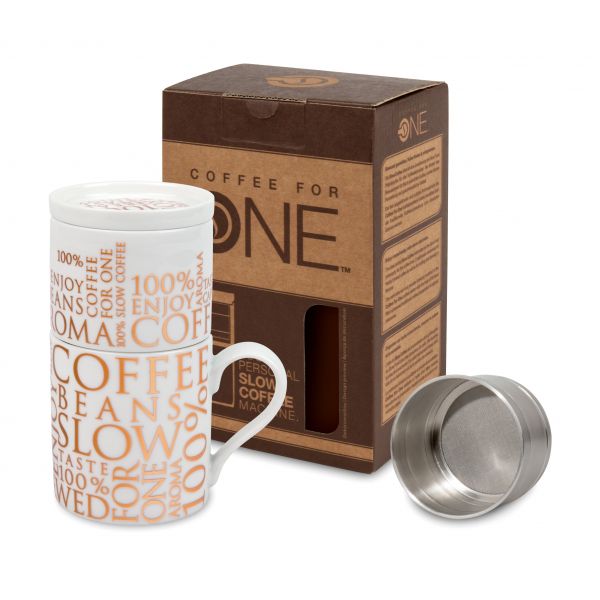 Coffee for One - "100% Coffee on White"