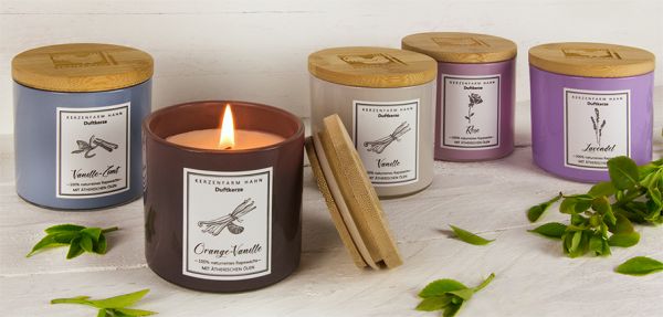 Duftkerze im Trendglas, Bratapfel