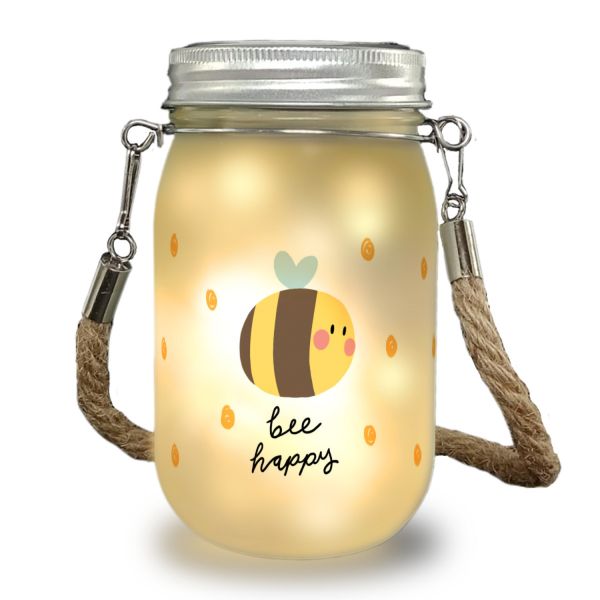 Solarlichtl "Bee happy"