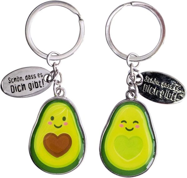 Schlüsselanhänger für Zwei »Avocado«