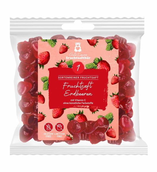 Fruchtsaft-Erdbeeren, 150 g