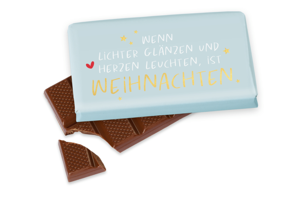 Schokolade Weihnachten "Lichter" 40 g