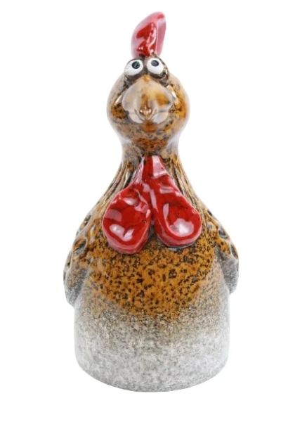 Zaunstecker Huhn, Keramik