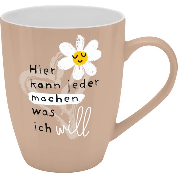 Böser Becher " Hier kann jeder machen, was ich will"