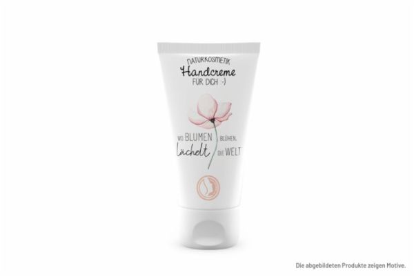 Naturkosmetik-Handcreme "Wo Blumen blühen, lächelt die Welt" 30 ml