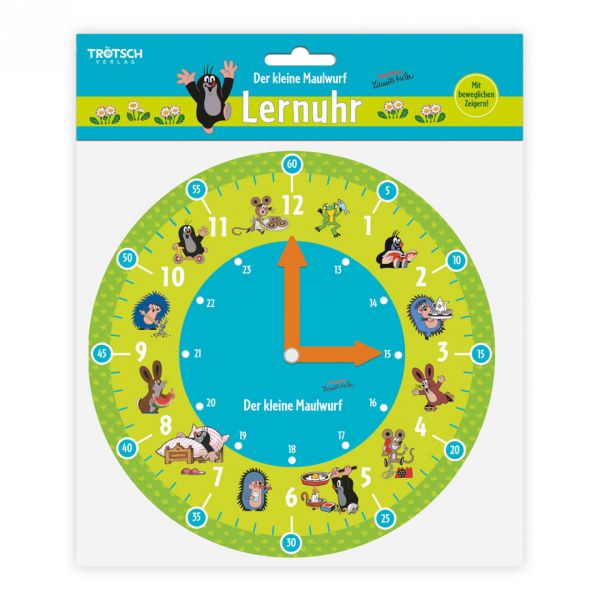 Der kleine Maulwurf Lernuhr