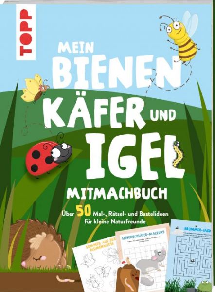 Schlitt, Mein Bienen, Käfer und Igel-Mitmachbuch
