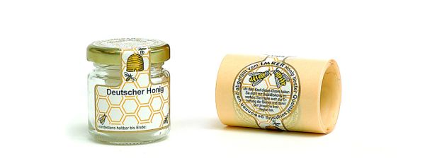 Honig-Etikett gold, 50g, 50 Stück