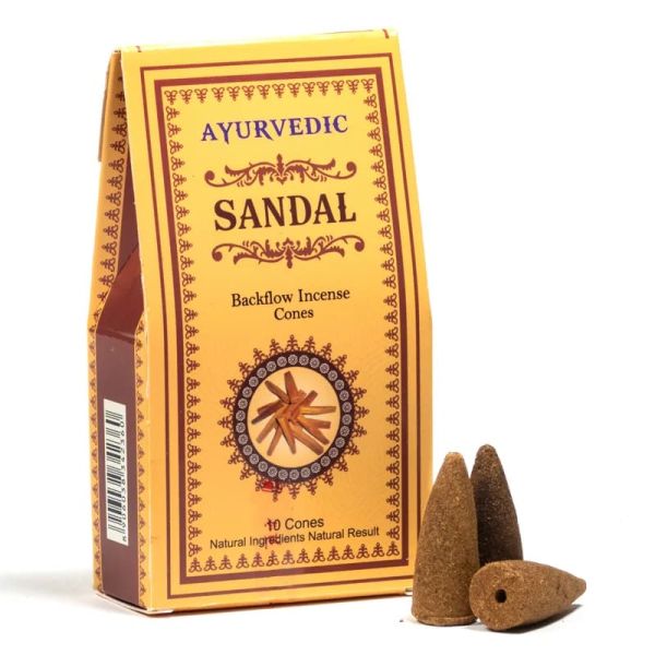 Ayurvedische Sandelholz Rückfluss Weihrauchkegel