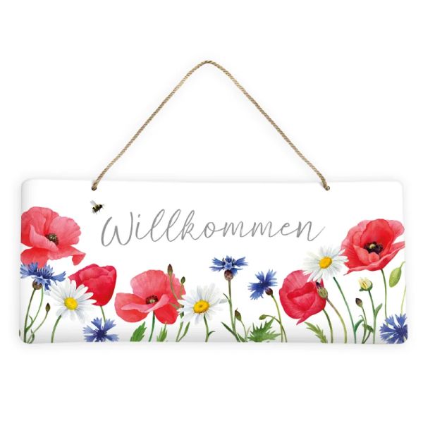 Blechschild "Blumenmeer"