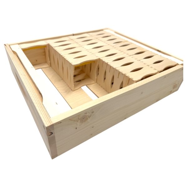 Starter-Set Honigraum für Wabenhonig 10er Dadant US/Langstroth inkl. 40 Rähmchen