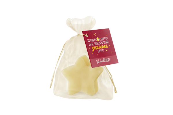 Schafsmilchseife Weihnachten "Haus", 25 g